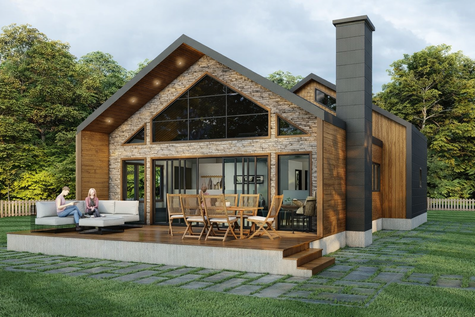 170 m² İki Katlı Çelik Villa